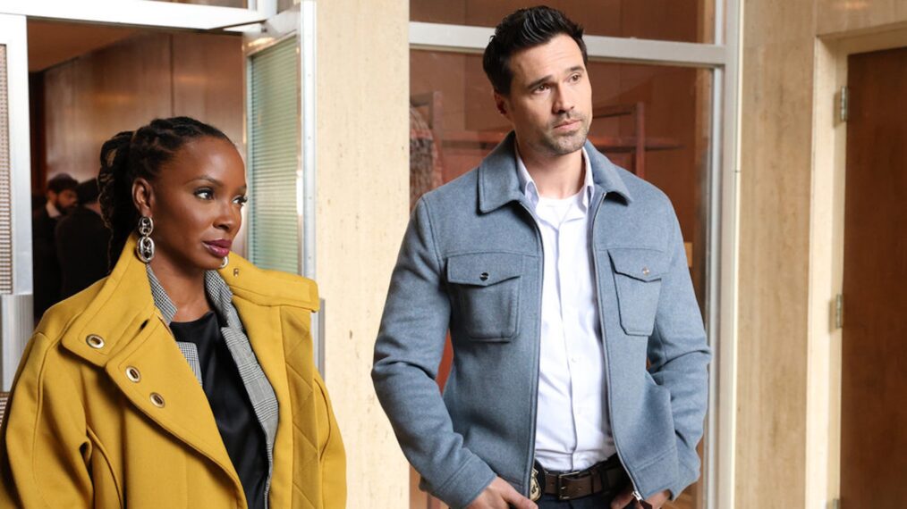 Shanola Hampton as Gabi Mosely, Brett Dalton as Detective Mark Trent — 'Found' Season 2 Episode 21 
