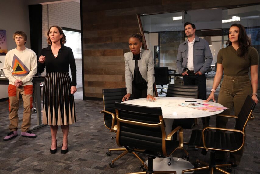 Parker Daniel Queenan as Jamie, Kelli Williams as Margaret, Shanola Hampton as Gabi Mosely, Brett Dalton as Detective Mark Trent, Gabrielle Walsh as Lacey — 'Found' Season 2 Episode 21 