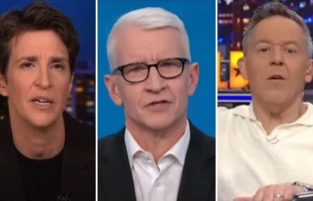 Rachel Maddow, Anderson Cooper, Greg Gutfield