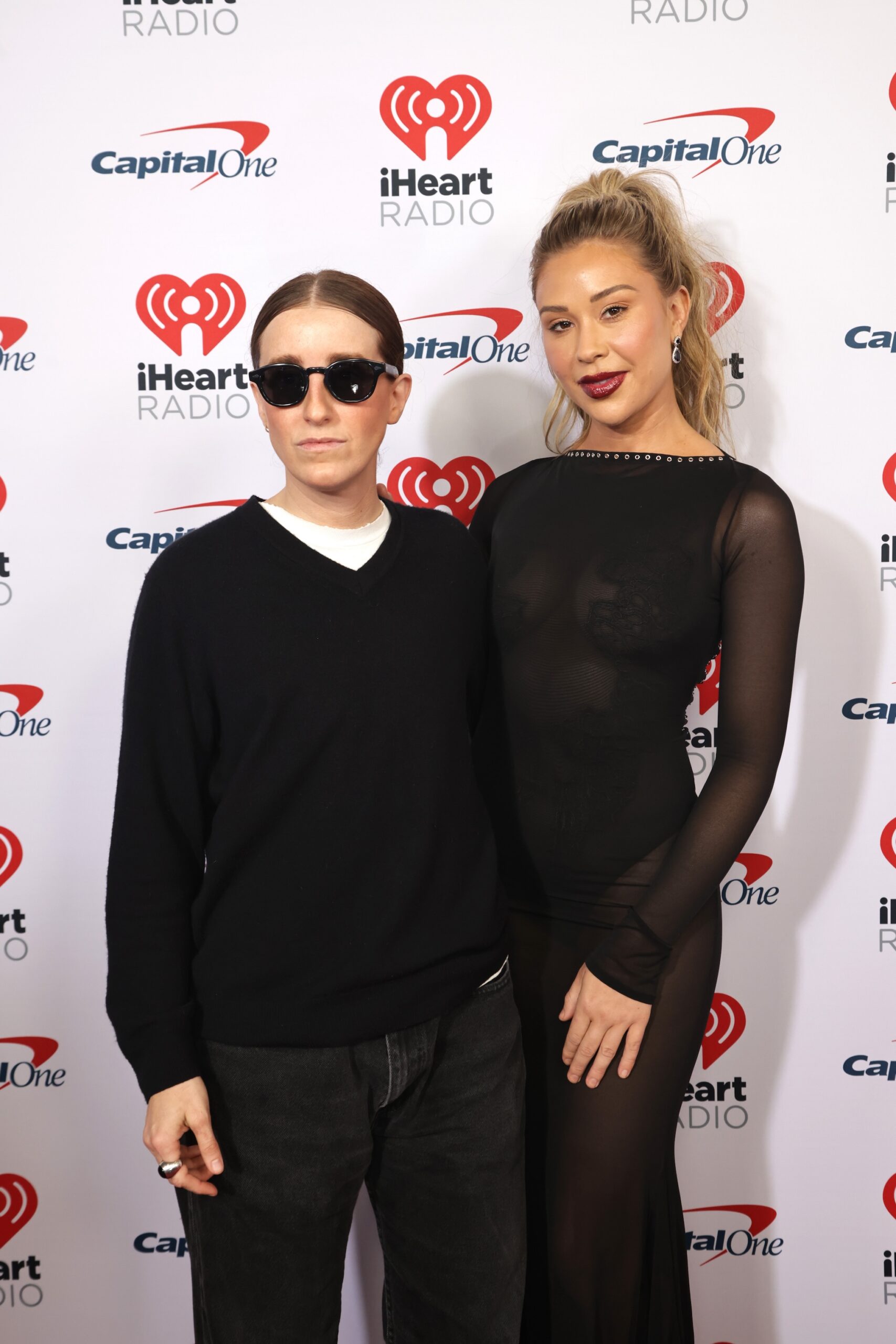 Robby Hoffman and Gabby Windey attend the 2023 iHeartRadio Music Festival at T-Mobile Arena on September 22, 2023 in Las Vegas, Nevada.