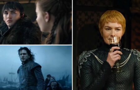 Isaac Hempstead-Wright as Bran Stark, Lena Headey as Cersei Lannister, and and Kit Harington as Jon Snow in 'Game of Thrones'