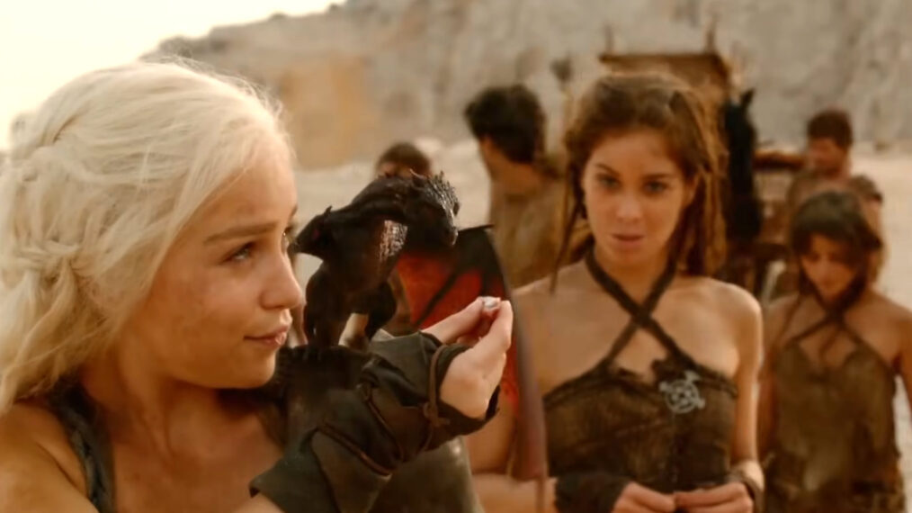 Emilia Clarke as Daenerys Targaryen in 'Game of Thrones'