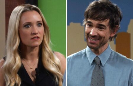 Emily Osment and Christopher Gorham in 'Georgie & Mandy's First Marriage' finale