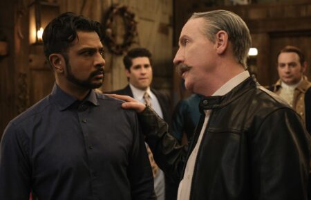 Utkarsh Ambudkar and Matt Walsh in 'Ghosts' Season 4 finale