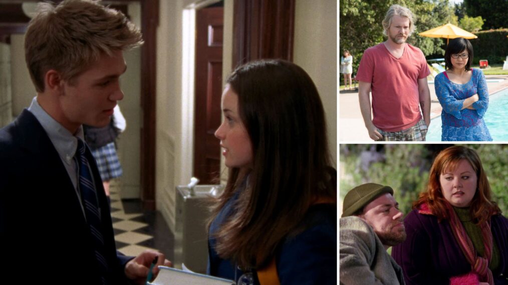 Chad Michael Murray, Alexis Bledel, Todd Lowe, Keiko Agena, Jackson Douglas, Melissa McCarthy in 'Gilmore Girls'