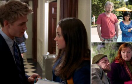 Chad Michael Murray, Alexis Bledel, Todd Lowe, Keiko Agena, Jackson Douglas, Melissa McCarthy in 'Gilmore Girls'