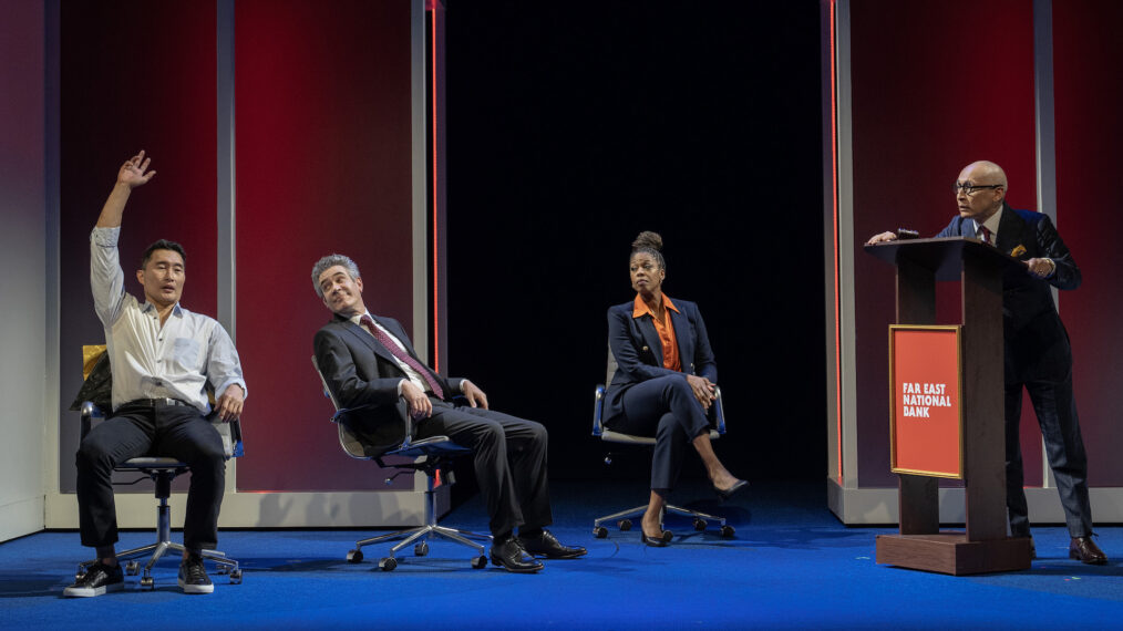 Daniel Dae Kim, Kevin del Aguila, Marinda Anderson, and Francis Jue in 'Yellow Face' on 'Great Performances'