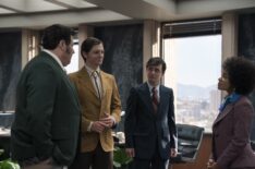 Greg Grunberg, Dan Tracy, Jaime Jung, and Rachel Hilson in Duster