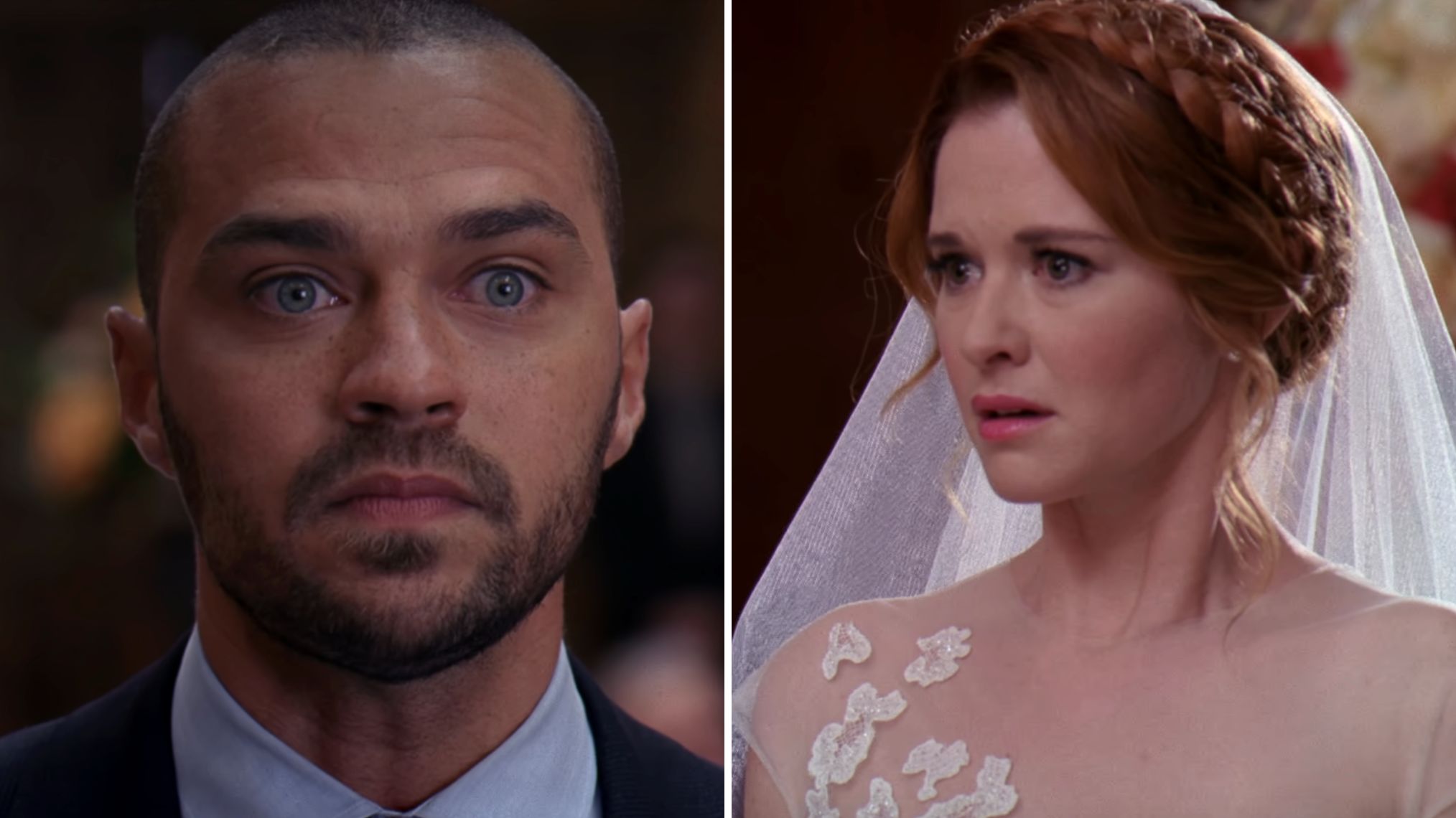 Jesse Williams and Sarah Drew in 'Grey's Anatomy' Season 10