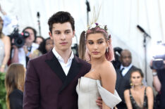Recording artist Shawn Mendes and model Hailey Baldwin attend the Heavenly Bodies: Fashion & The Catholic Imagination Costume Institute Gala