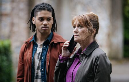 Rohan Nedd and Jane Seymour in Harry Wild - Season 4, Episode 2