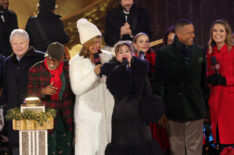 Al Roker, Hoda Kotb, Kelly Clarkson, Craig Melvin and Savannah Guthrie attend the 2024 Rockefeller Center Tree Lighting Ceremony