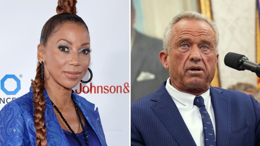 Holly Robinson Peete and RFK Jr.