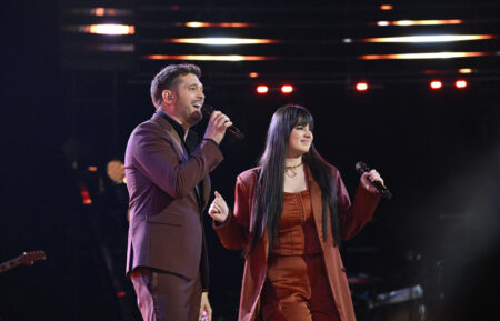 Michael Buble and Jadyn Cree on The Voice