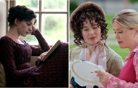 Anne Hathaway in 'Becoming Jane'/Kendra Anderson, Alison Sweeney in 'Love and Jane'