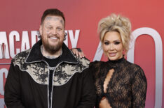 Jelly Roll and Bunnie DeFord attend the 60th Academy of Country Music Awards