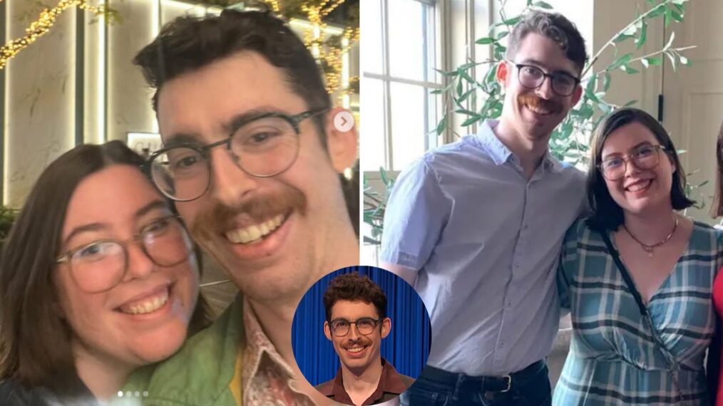 Isaac Hirsch with his girlfriend, Victoria Gould