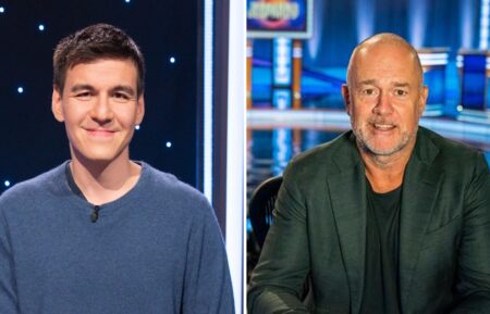 Jeopardy! contestant James Holzhauer and Jeopardy! executive producer Michael Davies
