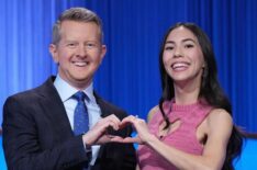 Ken Jennings and Michelle Tsai