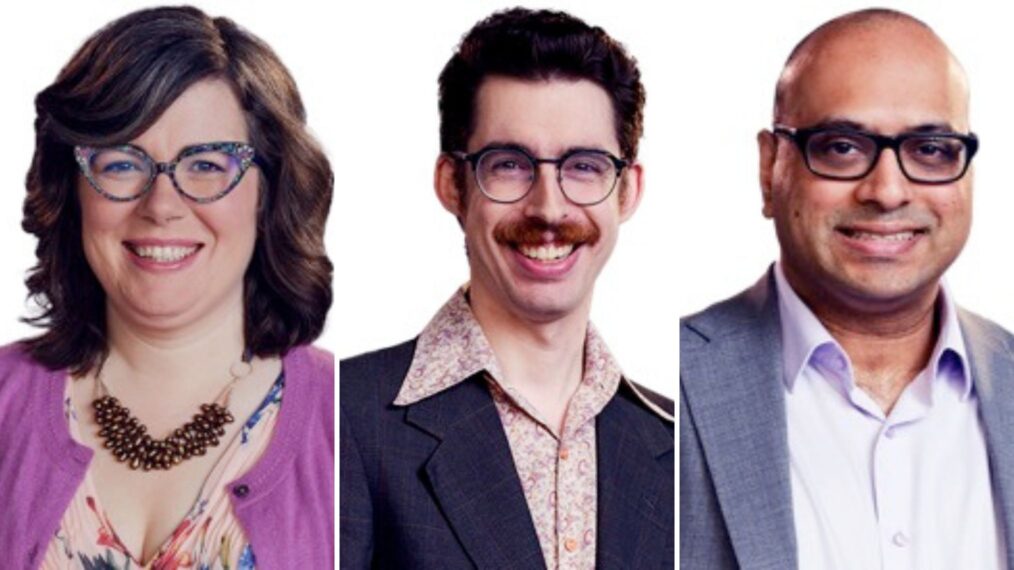 Victoria Groce, Isaach Hirsch, Yogesh Raut on Jeopardy! Masters