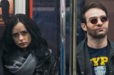 Krysten Ritter and Charlie Cox in 'The Defenders'
