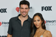 Joe Amabile and Serena Pitt attend the 2025 iHeartRadio Music Awards