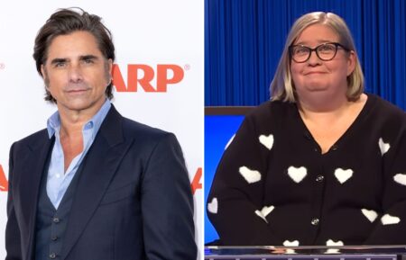 John Stamos, 'Jeopardy! contestant Alice Welch