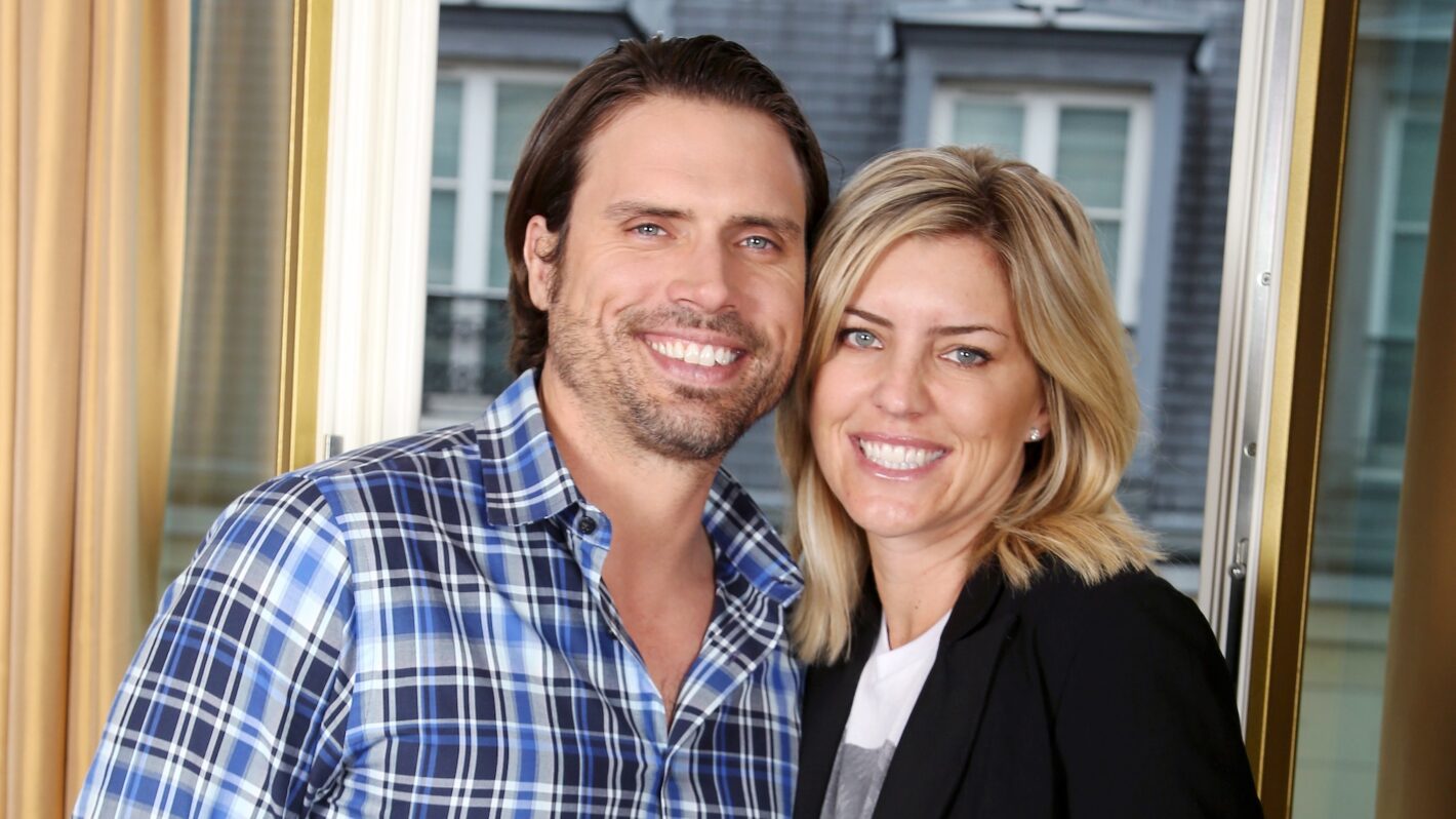 Joshua Morrow and wife Tobe Photo Shoot at Park Hyatt Vendome Hotel in Paris, France on February 17, 2015.