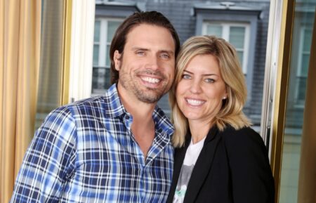 Joshua Morrow and wife Tobe Photo Shoot at Park Hyatt Vendome Hotel in Paris, France on February 17, 2015.