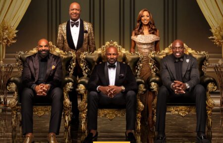 Carlos Boozer, Thaddeus “Titus O'Neil” Bullard, Tyson Beckford, Rodney Peete, Holly Robinson Peete of 'Kings Court'