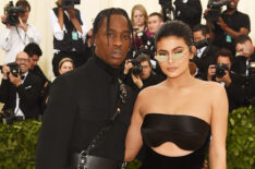 Travis Scott and Kylie Jenner attend the Heavenly Bodies: Fashion & The Catholic Imagination Costume Institute Gala