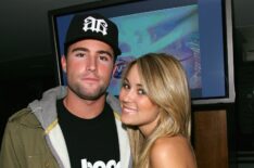 Reality stars Brody Jenner (L) and Lauren Conrad attend the kick off party for MTV's 'Twentyfourseven' at Area