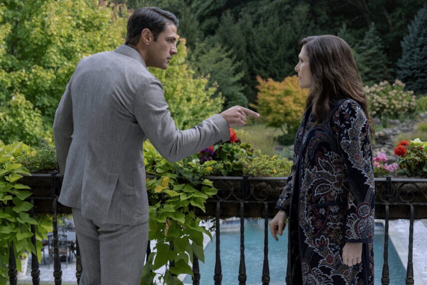 Alberto Frezza as Roman Spezzano, Mary Elizabeth Mastrantonio as Isabella Spezzano — 'Law & Order: Organized Crime' Season 5 Episode 4 