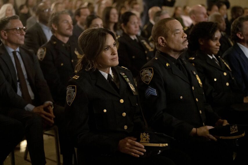 Mariska Hargitay as Capt. Olivia Benson, Ice T as Sgt. Odafin 