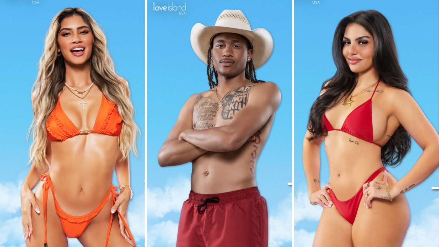 Belle-A Walker, Taylor Williams, and Huda Mustafa of 'Love Island USA' Season 7