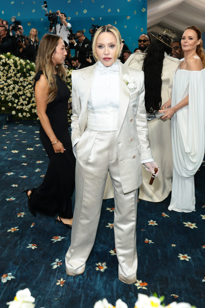 Madonna attends the 2025 Met Gala