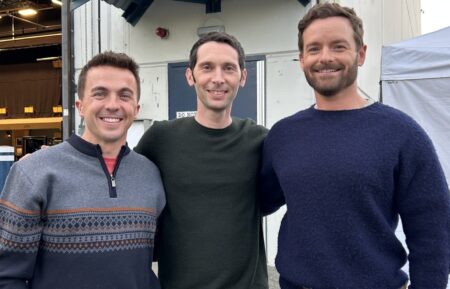 Frankie Muniz, Justin Berfield, and Christopher Masterson reunite behind the scenes of the 'Malcolm in the Middle' Revival