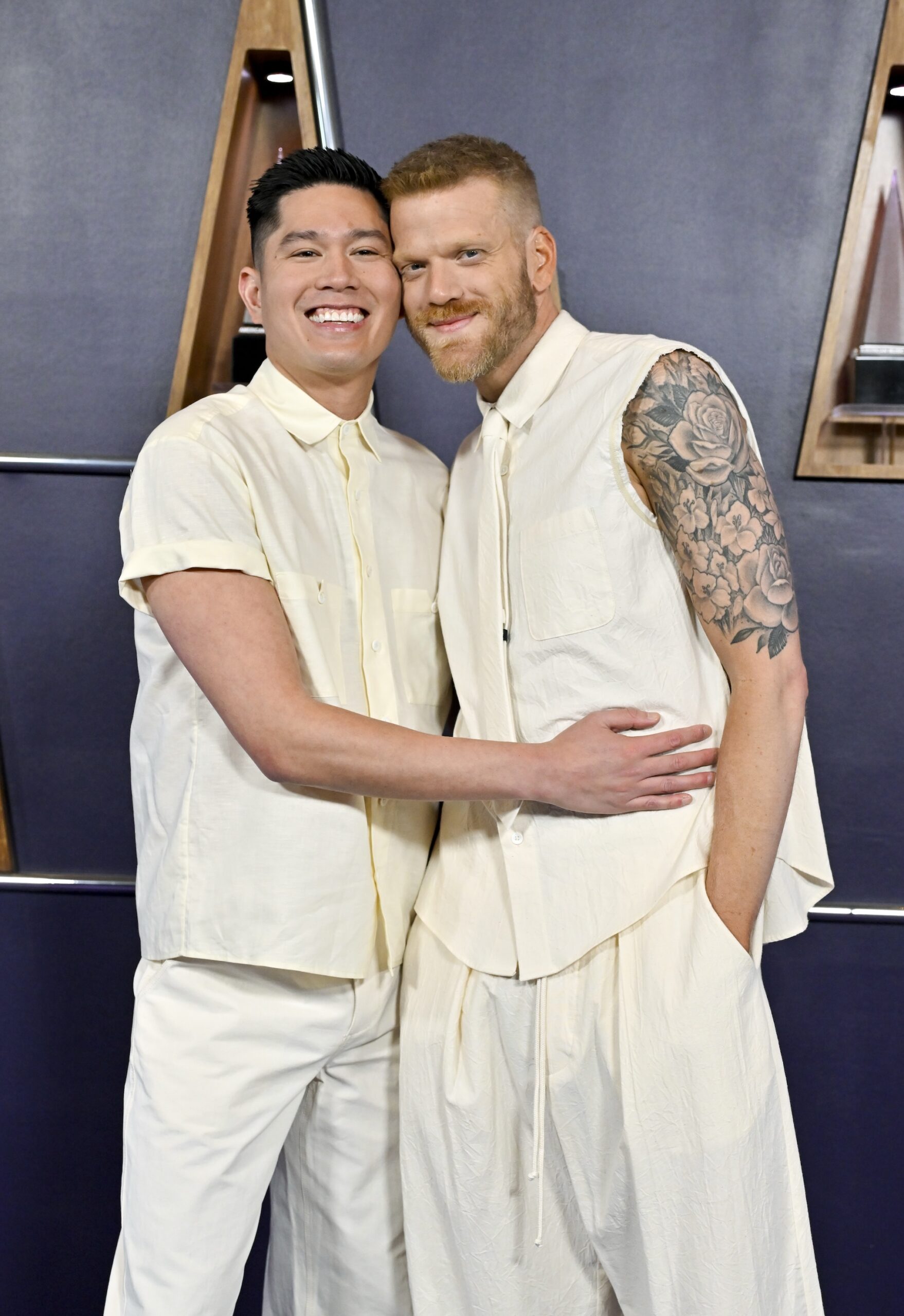 Mark Hoying and Scott Hoying attend the 2025 American Music Awards at Fontainebleau Las Vegas on May 26, 2025 in Las Vegas, Nevada.