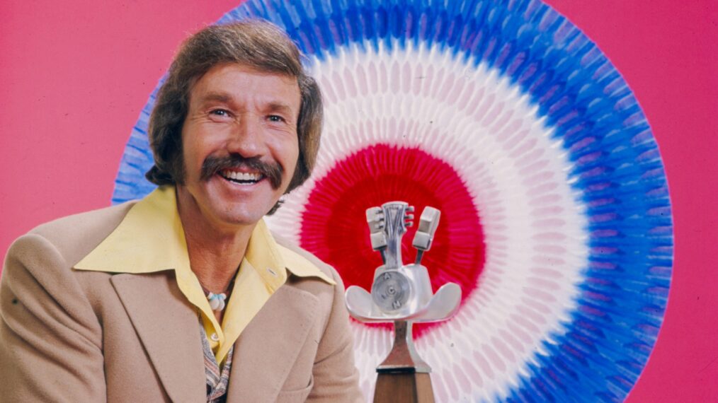Host Marty Robbins promotional photo for the 1976 / 11th Academy of Country Music Awards, at the Palladium.
