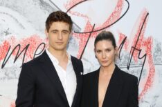 Max Irons and Sophie Pera arrive the Serpentine Summer Party 2018 at The Serpentine Gallery on June 19, 2018 in London, England.