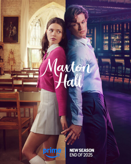 Harriet Herbig-Matt and Damian Hardung in 'Maxton Hall' Season 2 teaser art