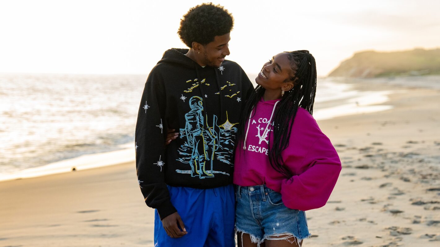 Michael Cooper Jr. as Justin Edwards and Lovie Simone as Keisha Clark in Episode 105 of Forever