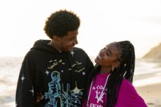 Michael Cooper Jr. as Justin Edwards and Lovie Simone as Keisha Clark in Episode 105 of Forever