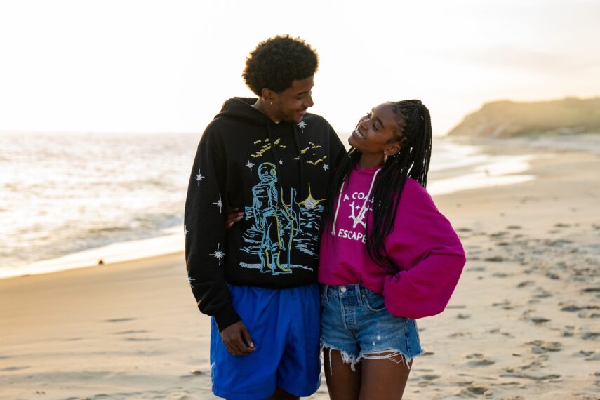 Michael Cooper Jr. as Justin Edwards and Lovie Simone as Keisha Clark in Episode 105 of Forever