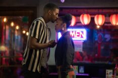 Michael Cooper Jr. as Justin Edwards and Lovie Simone as Keisha Clark in 'Forever' Season 1 Episode 8