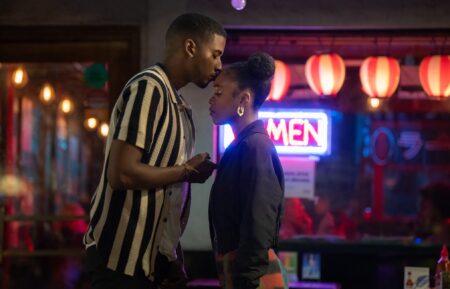 Michael Cooper Jr. as Justin Edwards and Lovie Simone as Keisha Clark in 'Forever' Season 1 Episode 8