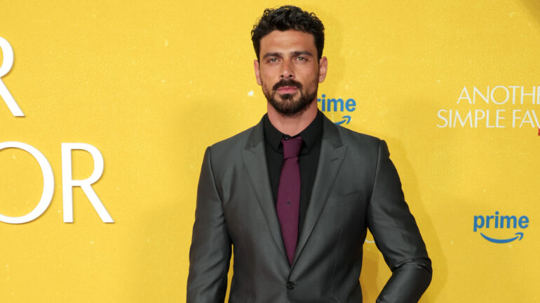 Michele Morrone attends "Another Simple Favor" New York Screening at Jazz at Lincoln Center