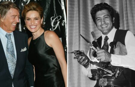 Mickey Hargitay and Mariska Hargitay in 2004, Nelson Sardelli in 1972