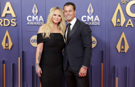 Miranda Lambert and Brendan McLoughlin attend The 58th Annual CMA Awards