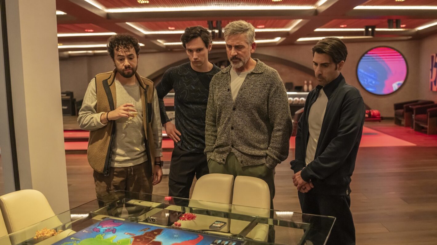 Ramy Youssef, Cory Michael Smith, Steve Carell, and Jason Schwartzman — 'Mountainhead'